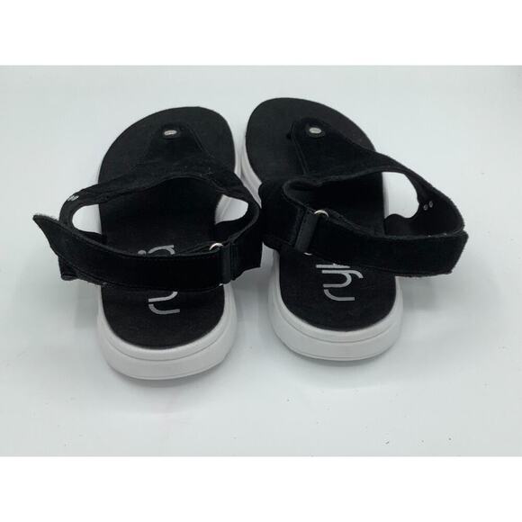 Ryka Size 9.5 Black Sandals Lightweight Comfy - Picture 3 of 6